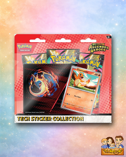 Mega Evolution—Ascended Heroes Tech Sticker Collection (1 Random: Charmander or Gastly)